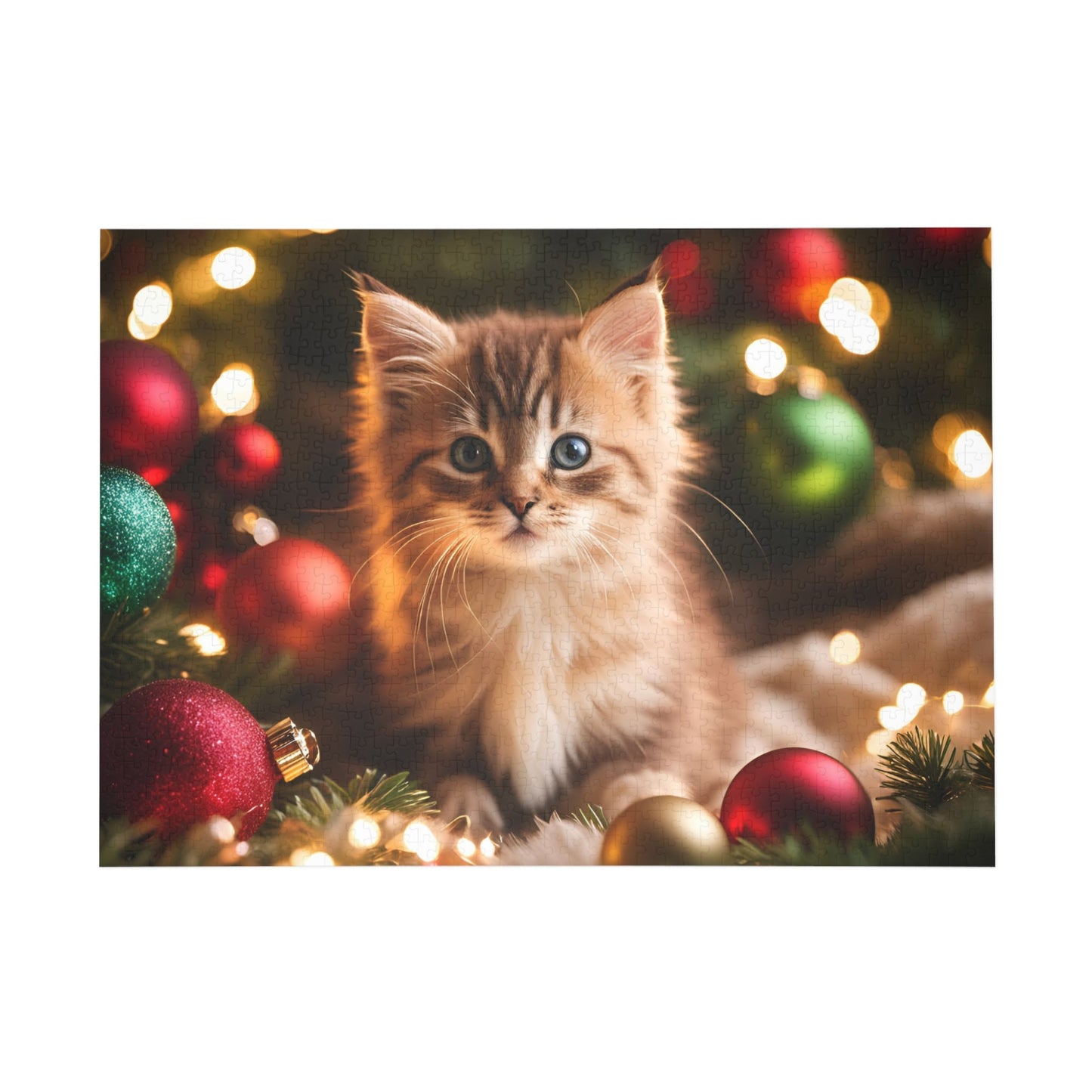 Kitten Christmas Puzzle (96, 252, 500, 1000-Piece)