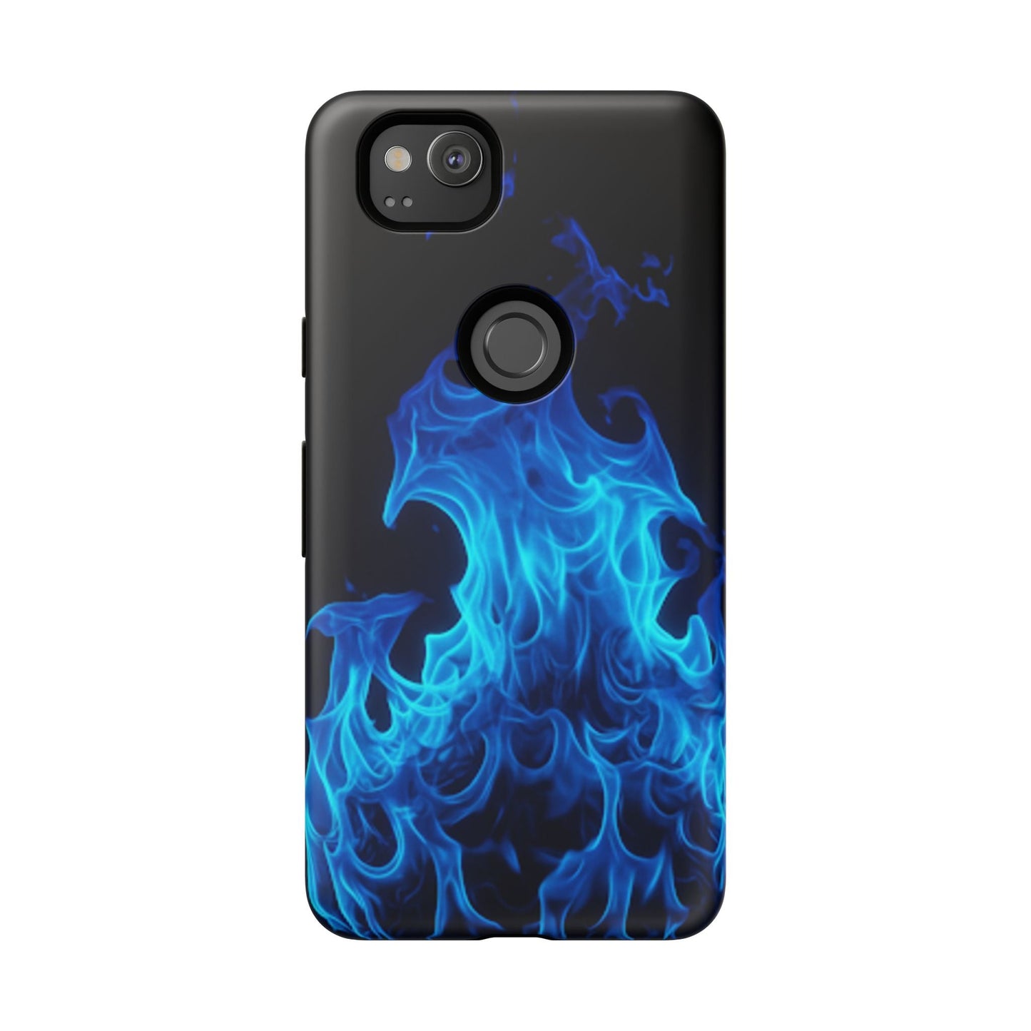 Blue Flames Tough Phone Case