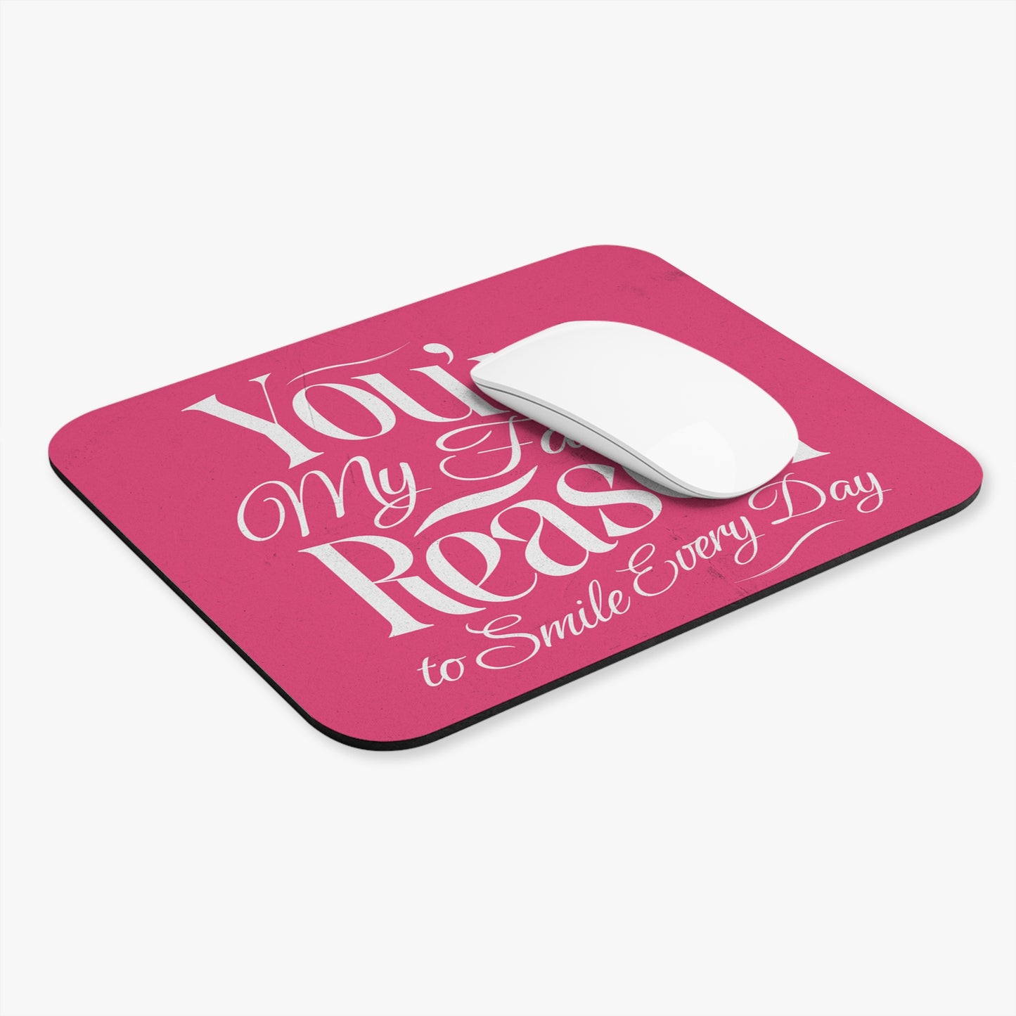 Romantic Quote Mouse Pad, Love Saying Office Desk Decor, Gift for Her, Rectangle Mousepad, Personalized Computer Accessories, Valentine's Aaria Tees