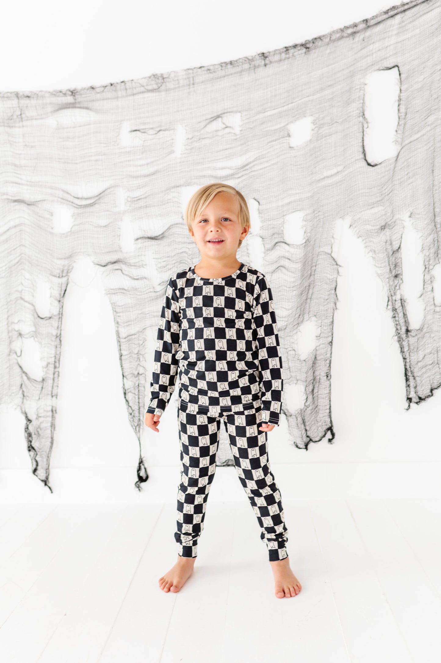 Checkered Ghost | BAMBOO PJ SET