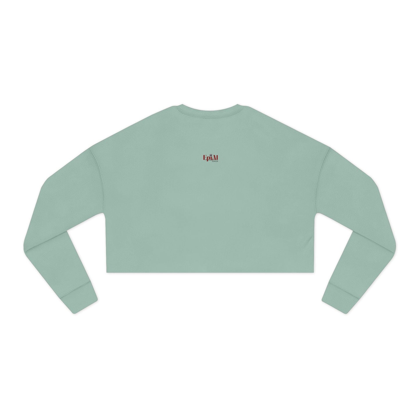 Christmas Lovin' Cat Lady Cropped Sweatshirt