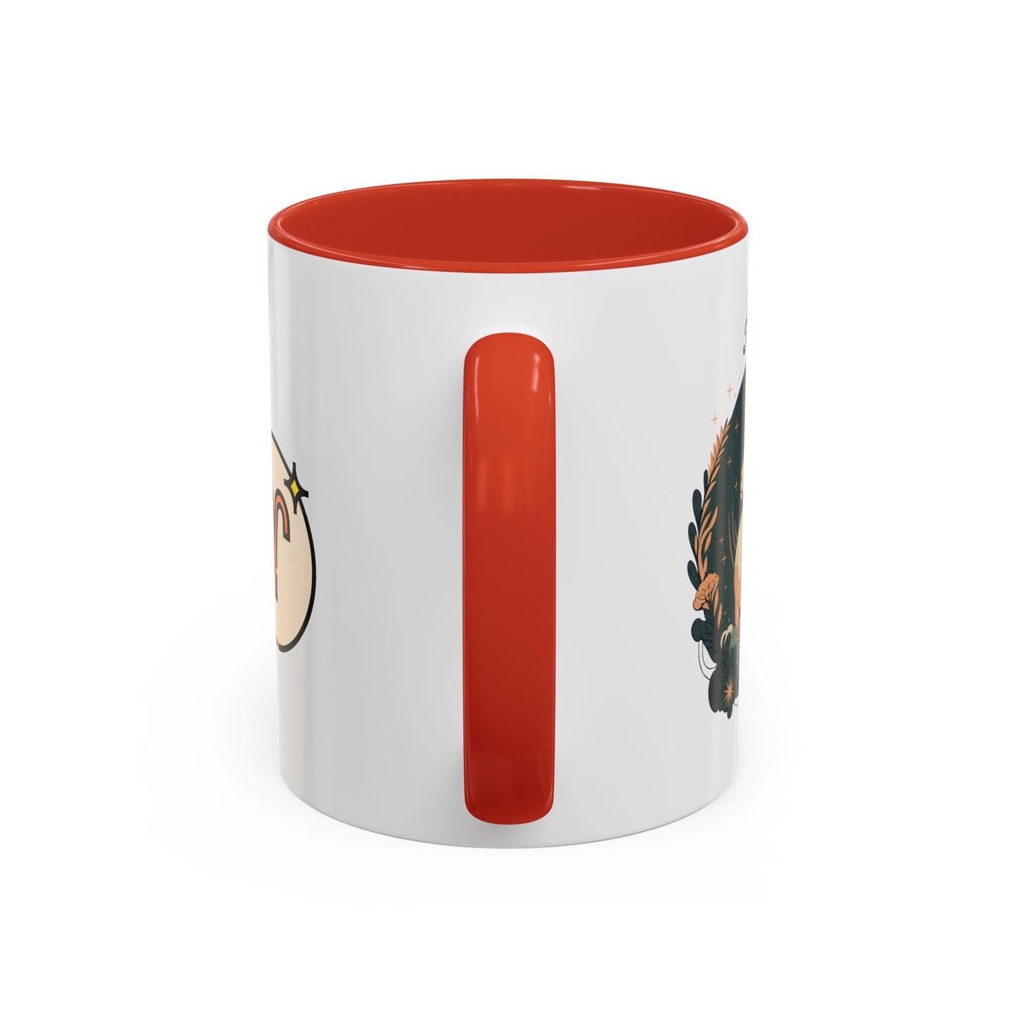 Aries Zodiac Accent Coffee Mug - Bold & Creative Zodiac Mug (11oz) - Aaria Tees