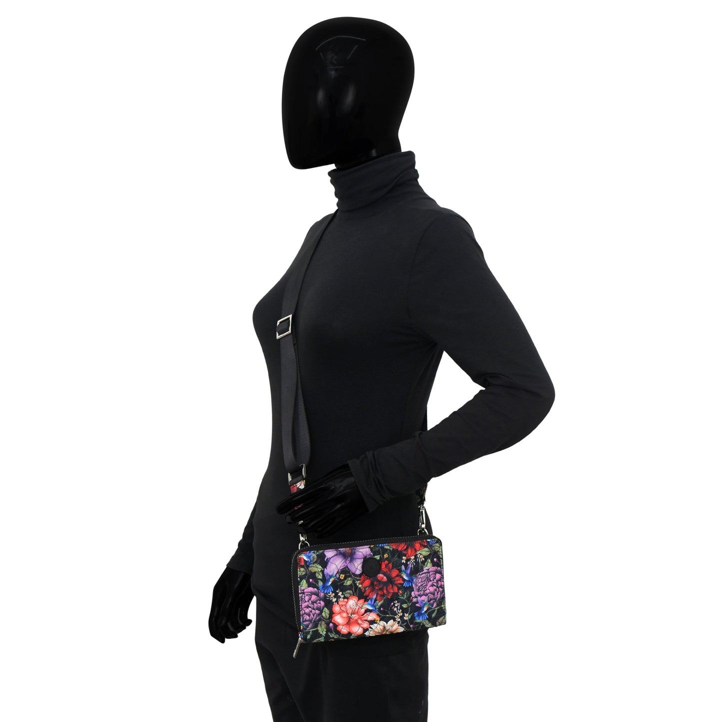 Wanderlust Quilted Fabric Organizer Crossbody - 18004