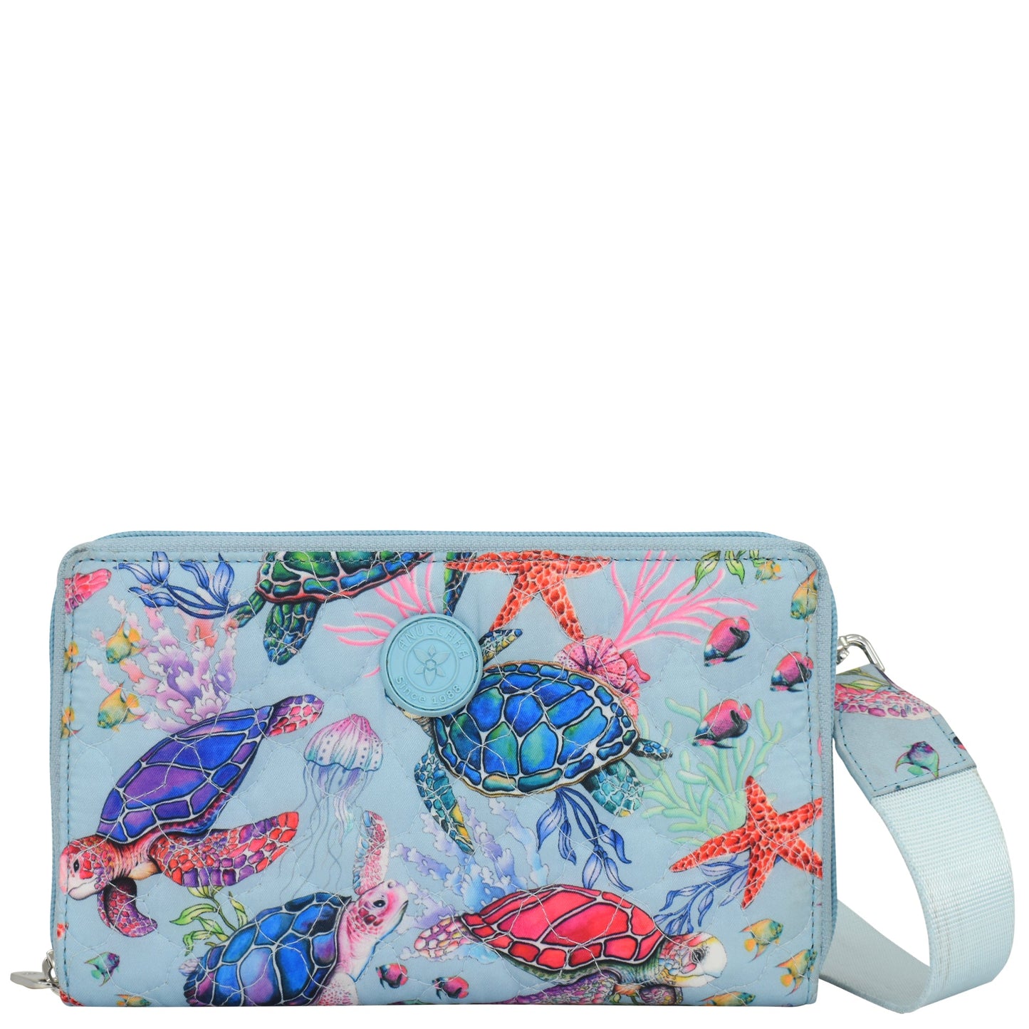 Wanderlust Quilted Fabric Organizer Crossbody - 18004