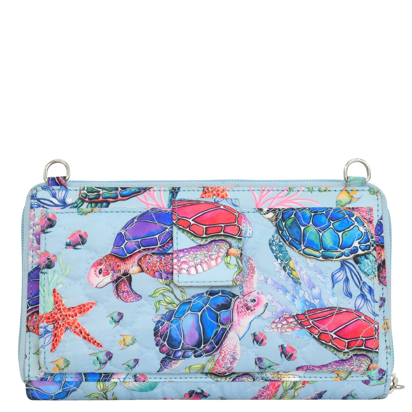 Wanderlust Quilted Fabric Organizer Crossbody - 18004