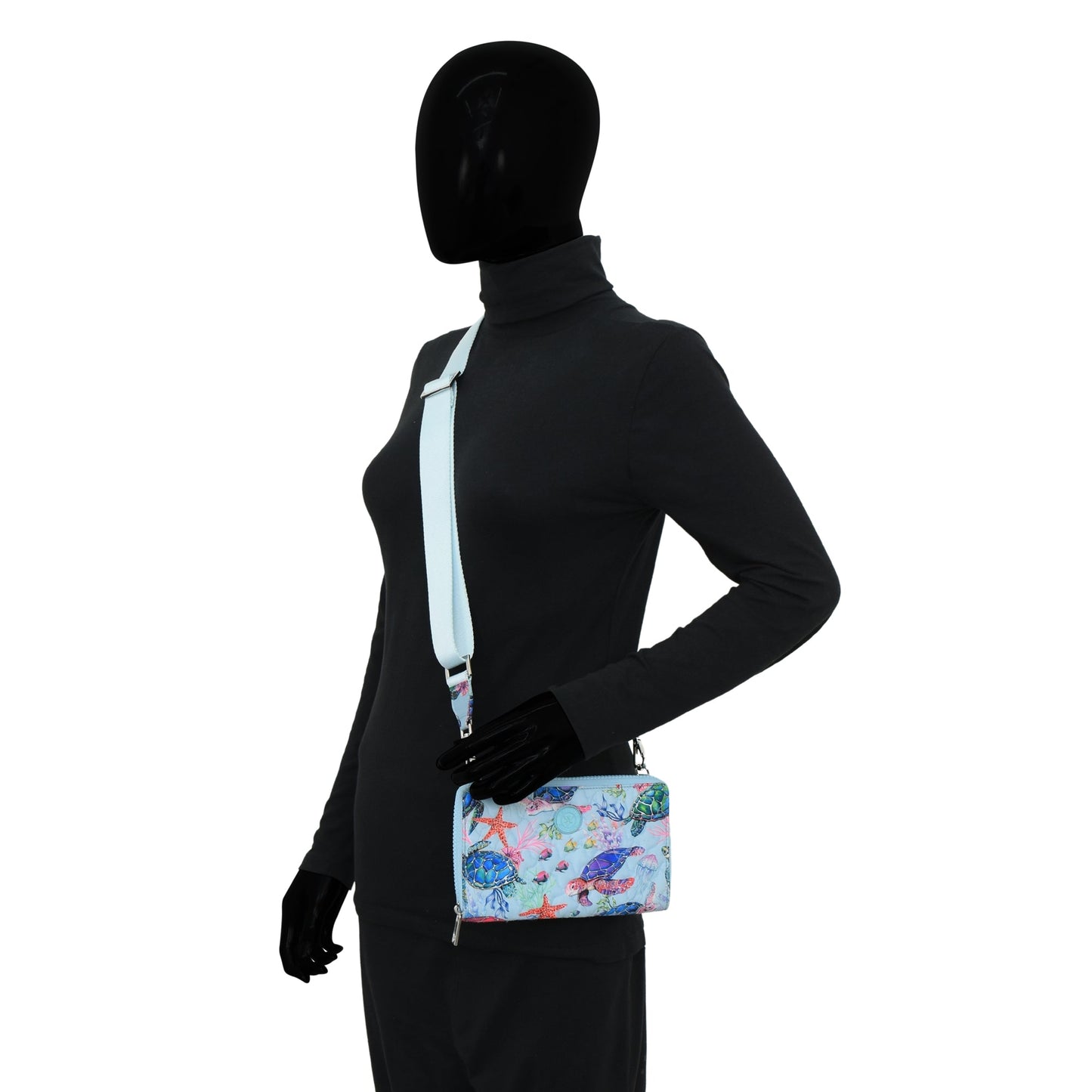 Wanderlust Quilted Fabric Organizer Crossbody - 18004