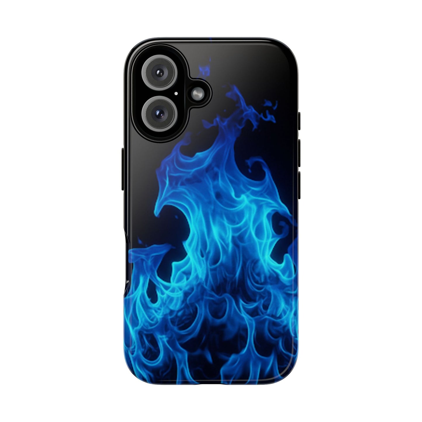 Blue Flames Tough Phone Case