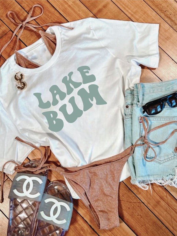 PLUS Wavy Lake Bum Graphic Tee