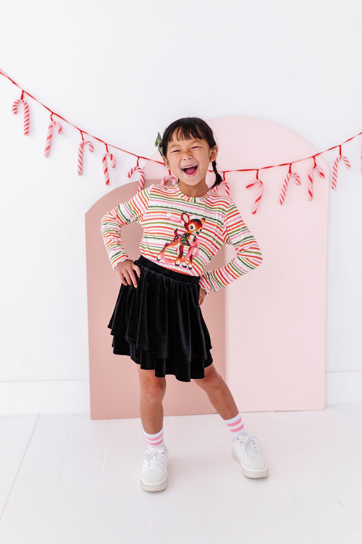 Black Velvet | 2-Tiered SKORT