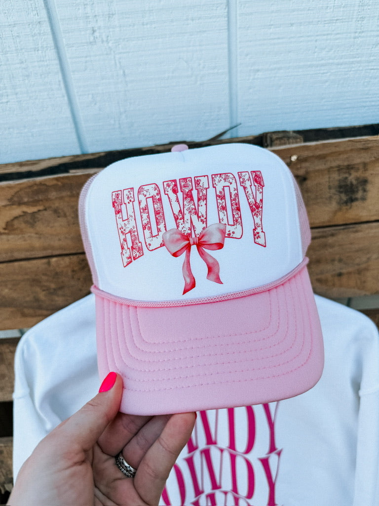 COQUETTE HOWDY CAP: PINK
