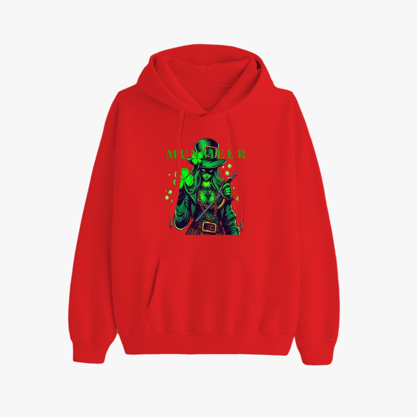 St. Patrick's Day Collection Munsieur Unisex Premium Pullover Hoodie Sweater Clover Gang Betty