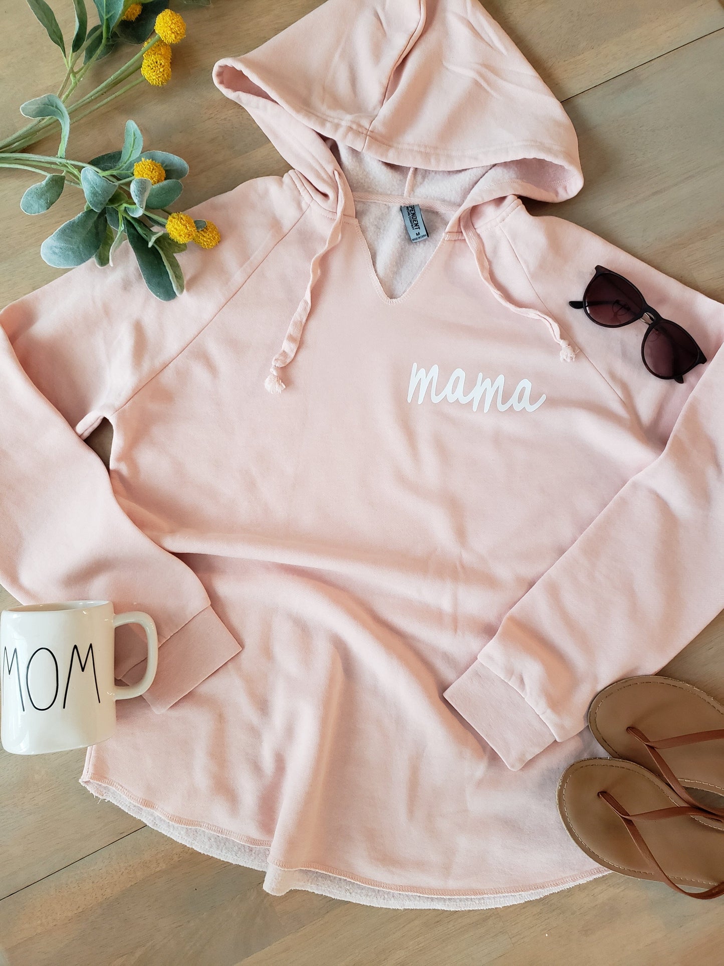 Wave Washed Mama Hoodie
