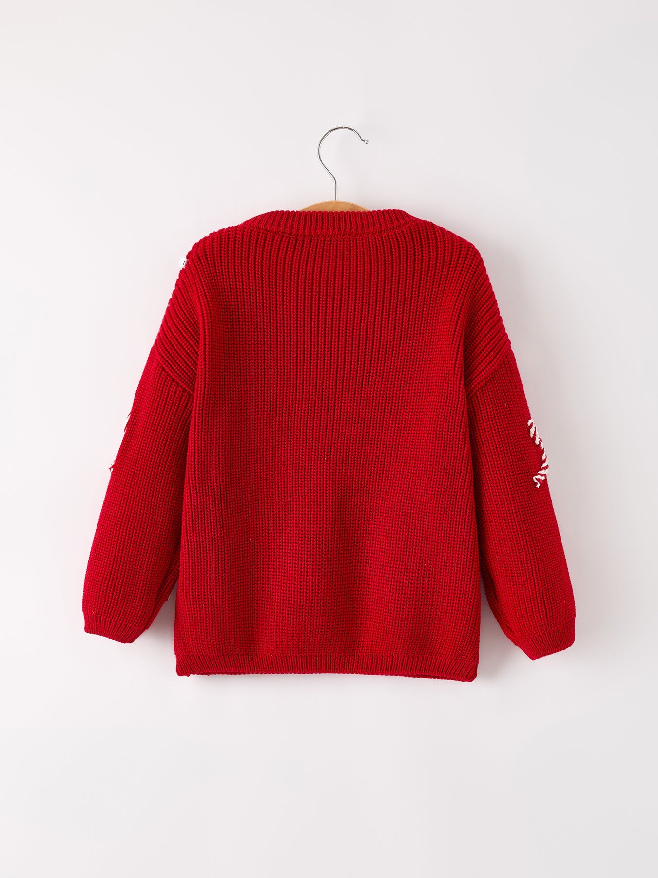 Pre-order Mom and Me Winter Christmas Red "merry" Pullover Sweater
