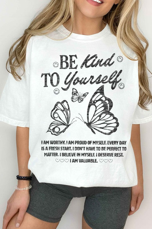 BE KIND TO YOURSELF GRAPHIC TEE ALPHIA Aaria Tees