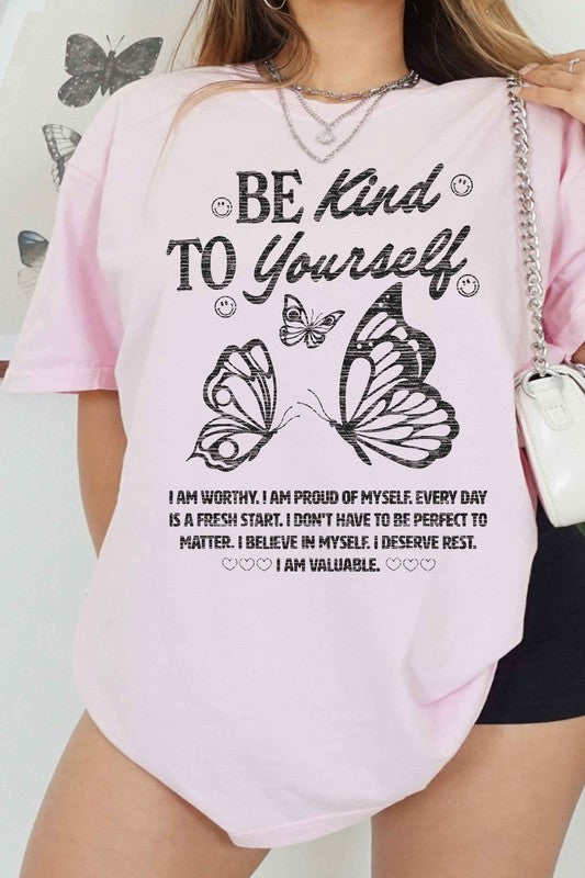 BE KIND TO YOURSELF GRAPHIC TEE ALPHIA Aaria Tees