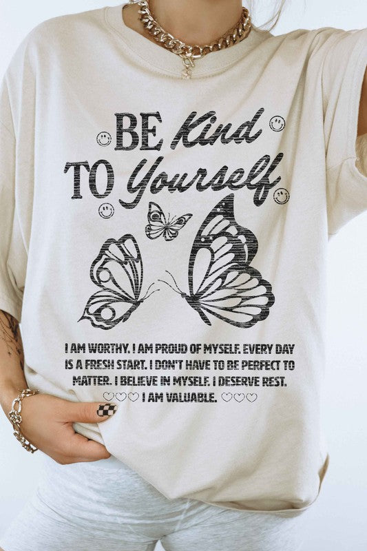 BE KIND TO YOURSELF GRAPHIC TEE ALPHIA Aaria Tees