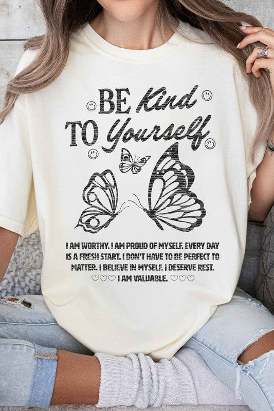 BE KIND TO YOURSELF GRAPHIC TEE ALPHIA Aaria Tees