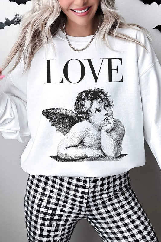 LOVE VALENTINES OVERSIZED SWEATSHIRT - Aaria Tees