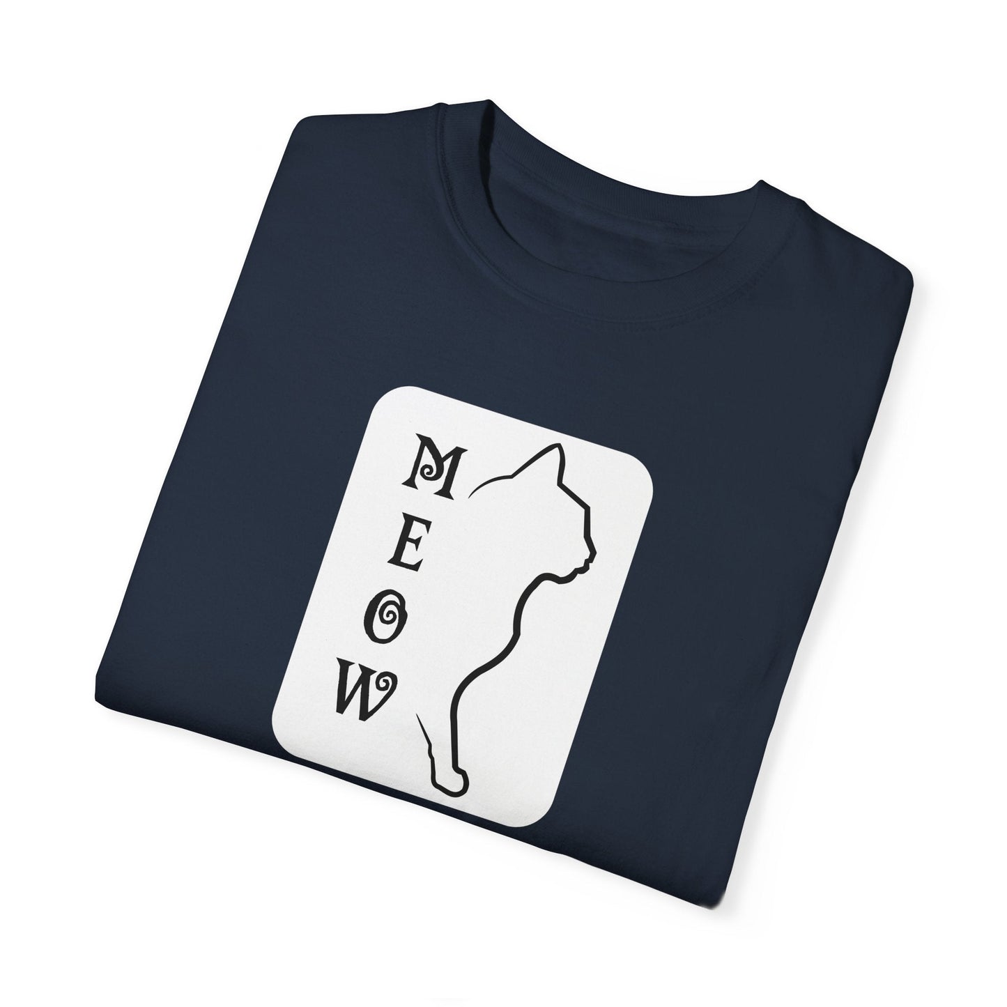 Boxy Meow Unisex Garment-Dyed T-shirt