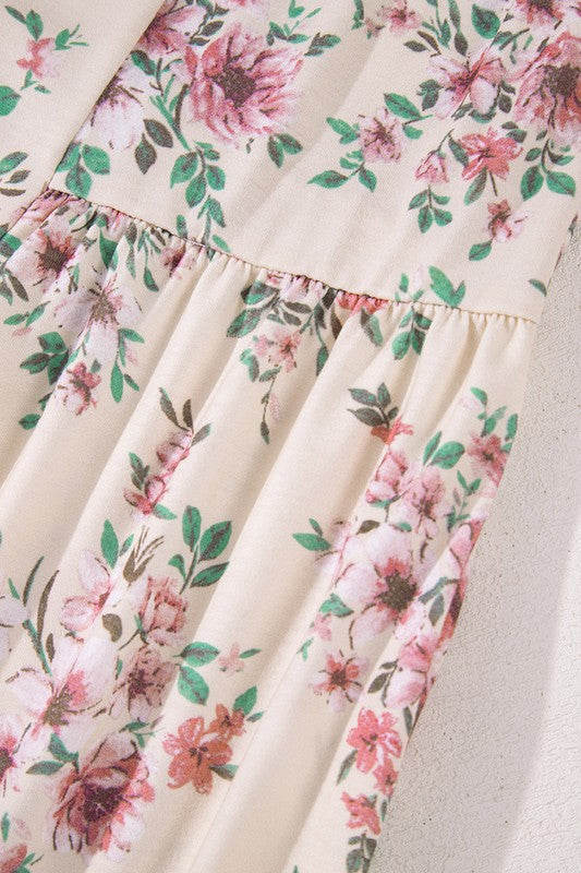 Women's Casual Floral Print Long Sleeve Blouses YNIQUE