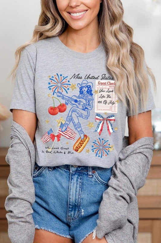 Western 4th Of July Graphic Tee