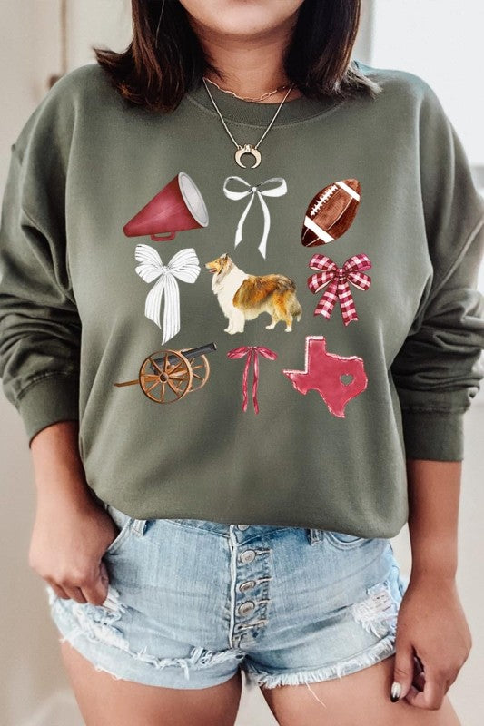 Texas Football Graphic Sweatshirt