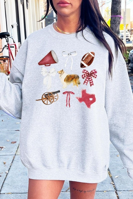 Texas Football Graphic Sweatshirt
