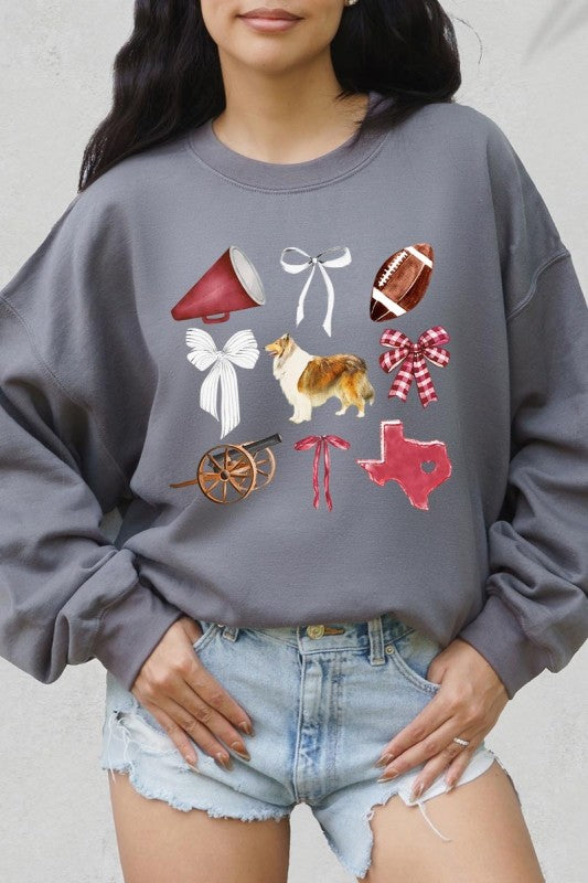 Texas Football Graphic Sweatshirt