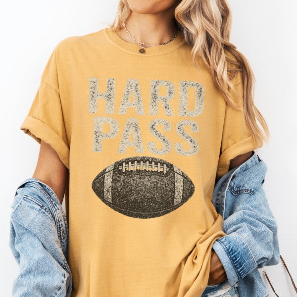 PLUS Hard Pass Football Graphic T-Shirt