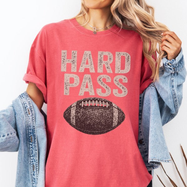 PLUS Hard Pass Football Graphic T-Shirt