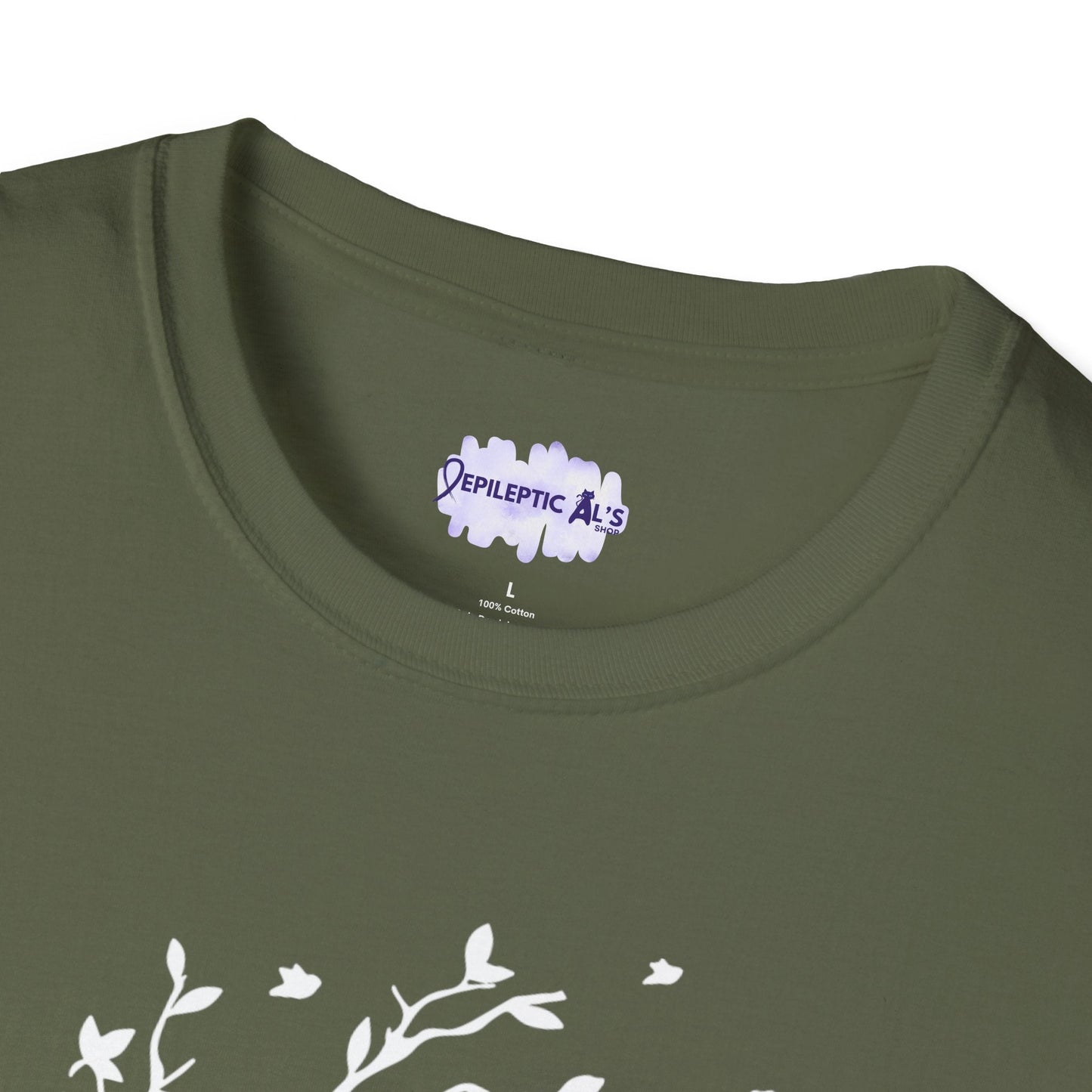 Cat in a Tree Unisex Softstyle T-Shirt