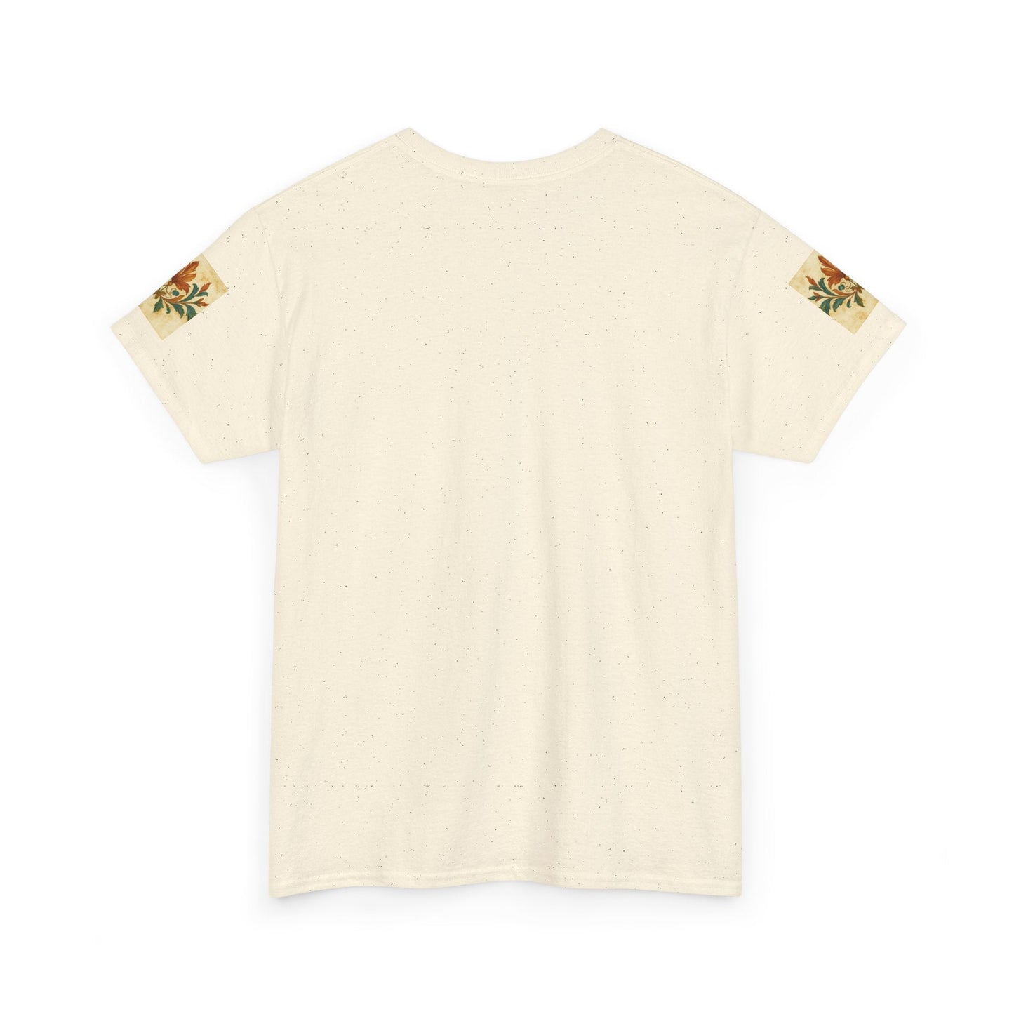 Vintage Botanical Unisex Heavy Cotton Tee, Floral Graphic Tee, Casual Summer Shirt, Gift for Nature Lovers, Eco-Friendly Apparel