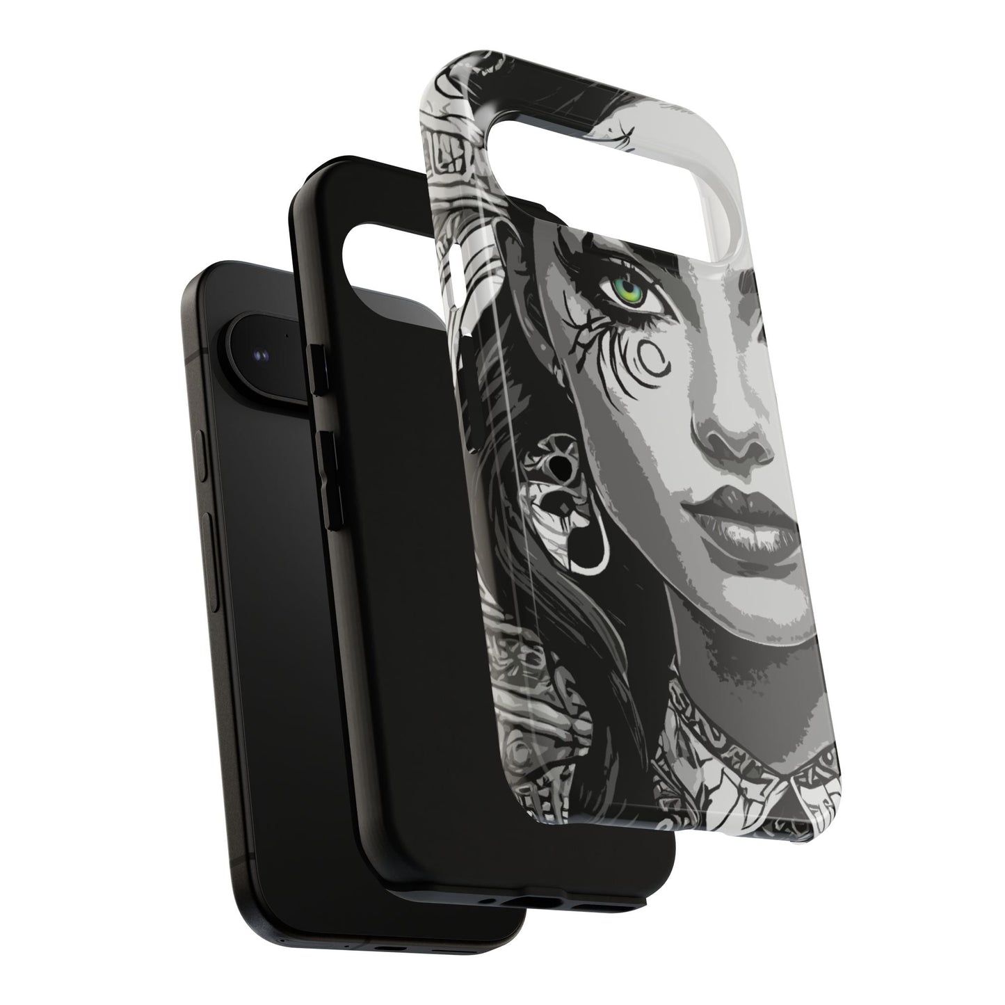 Green Eyed Devilish Beauty Tough Phone Case