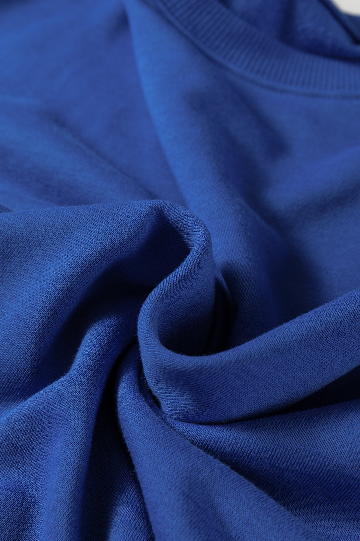 Sky Blue Varsity Stripe Detail Drop Shoulder Pullover Mini Skirt Set