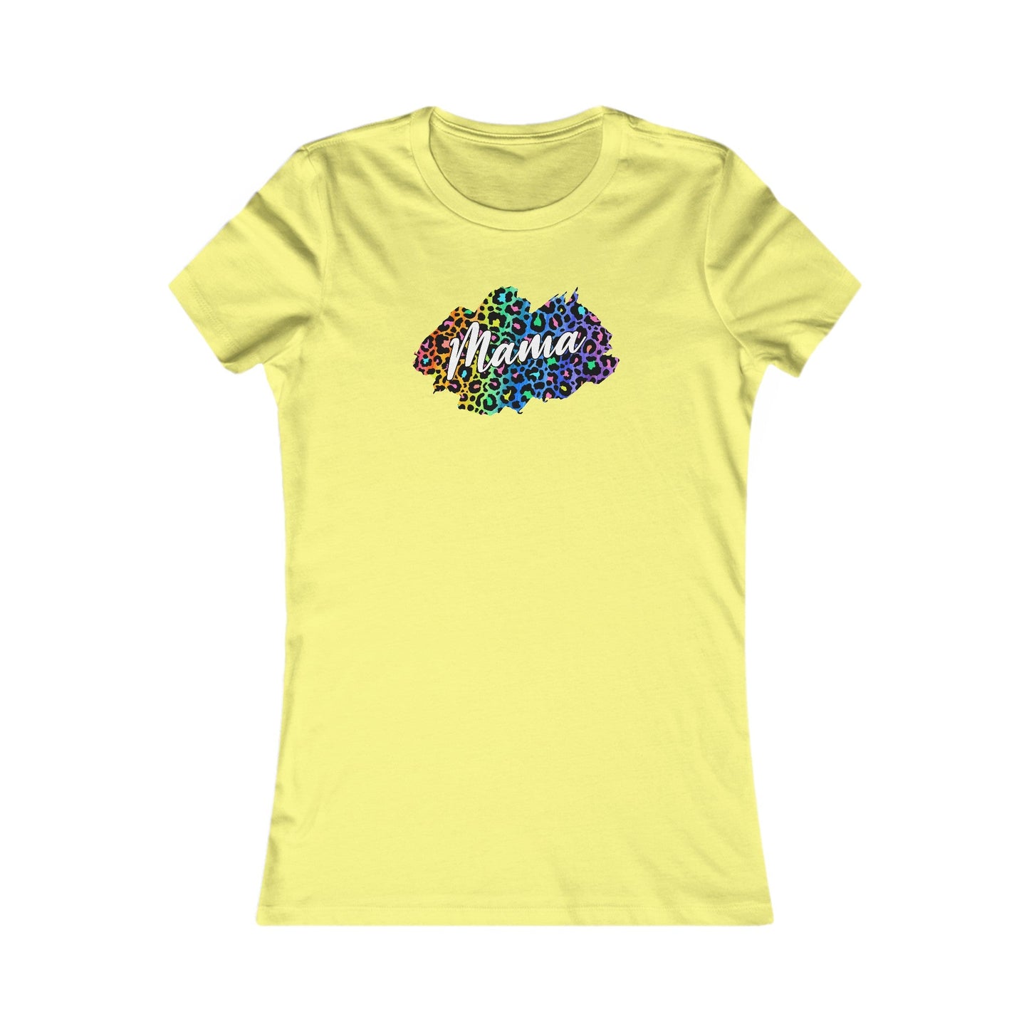 Colorful Leopard Mom Women's Favorite Tee