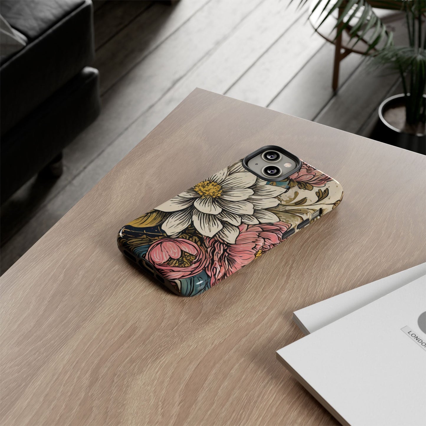 Beautiful White Floral Tough Case