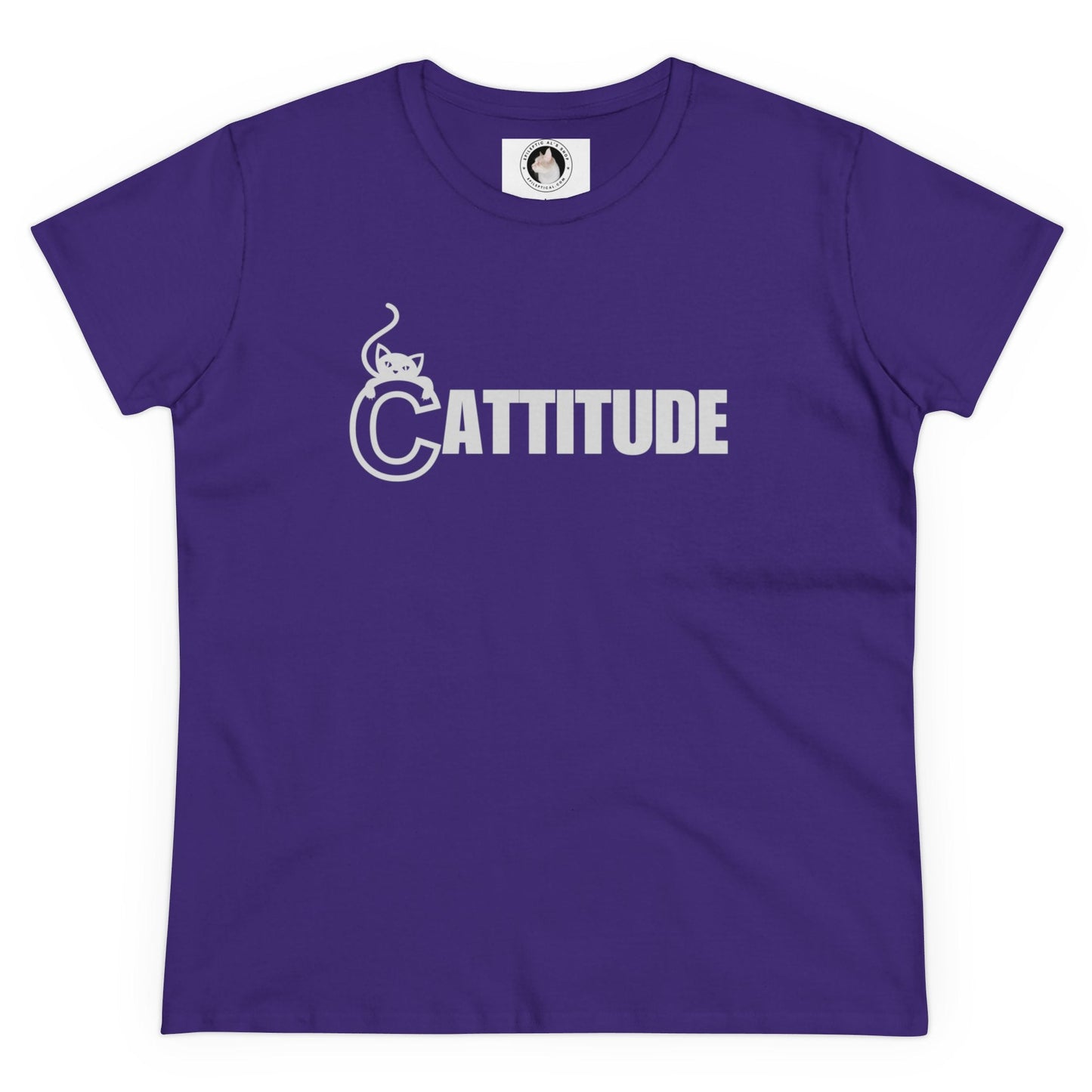 Cattitude Women's Midweight Cotton Tee