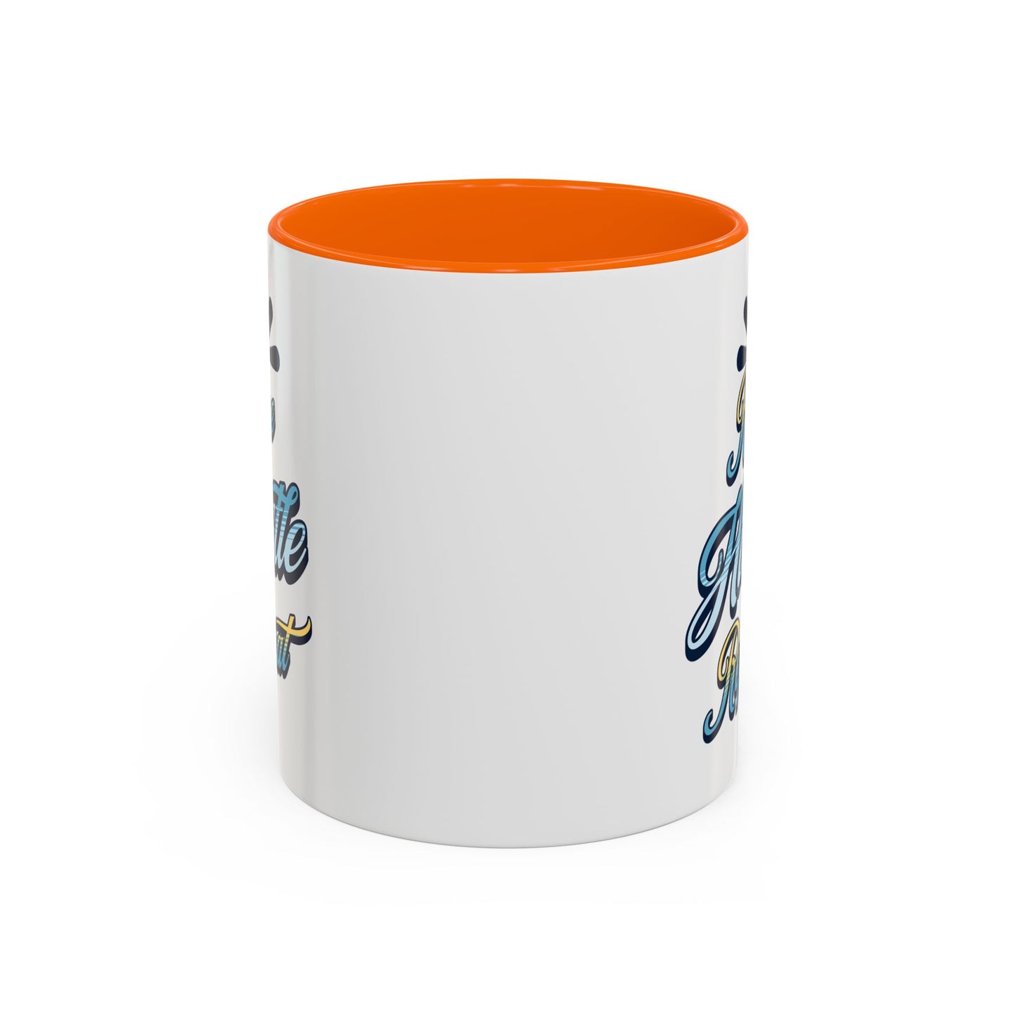 Rise Hustle Repeat Accent Coffee Mug – Inspiring Motivational Drinkware Mug