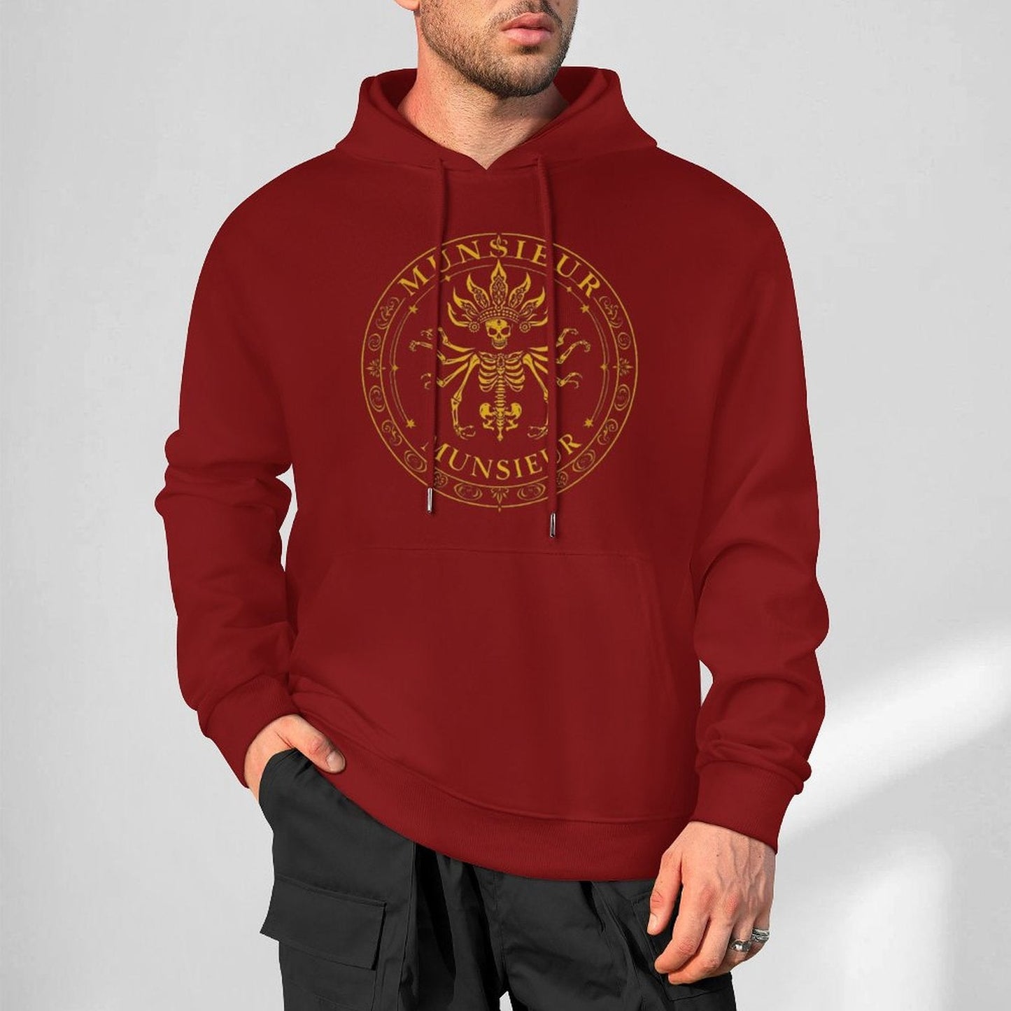 Munsieur Bone Deep: The Ultimate Skull Hoodie for Men