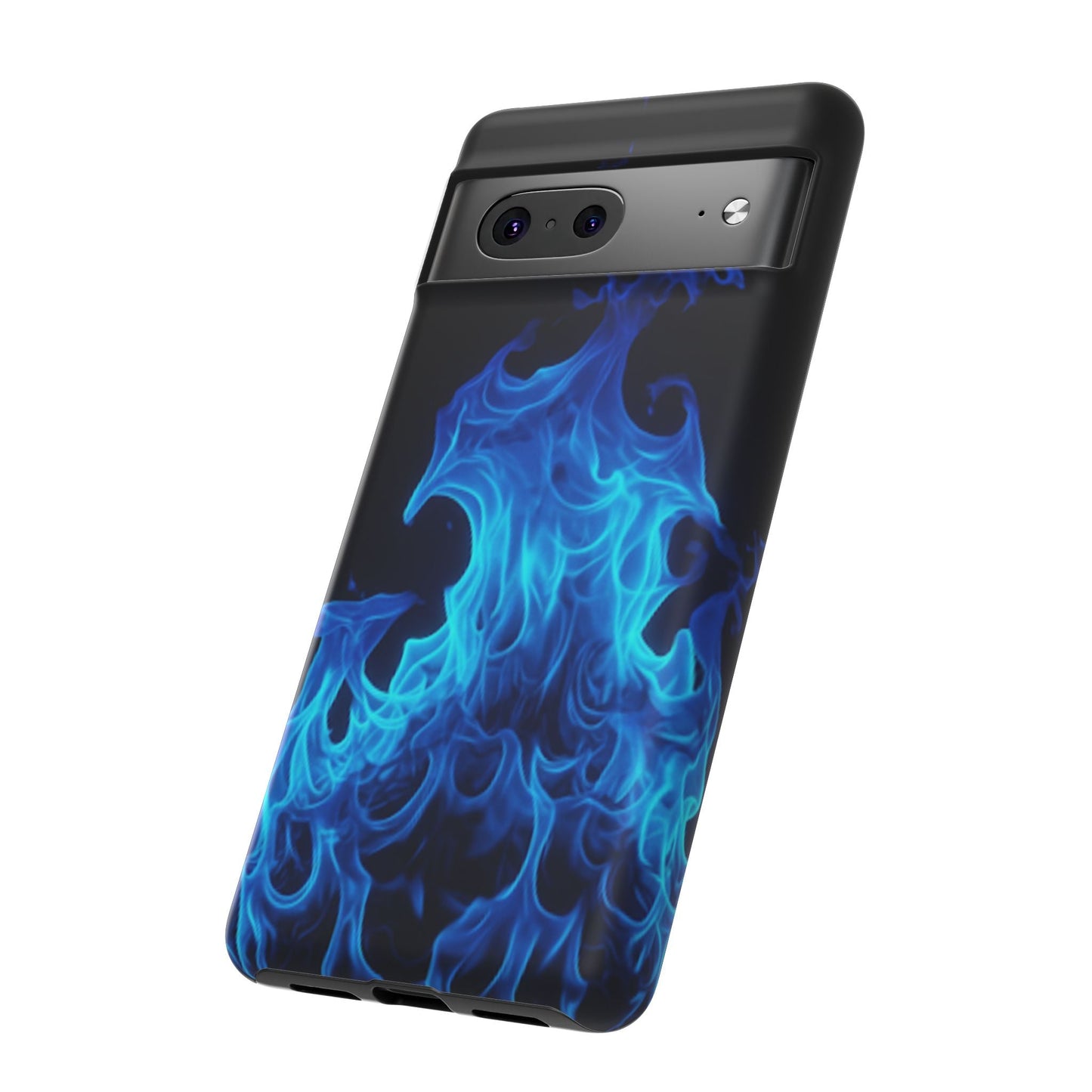 Blue Flames Tough Phone Case