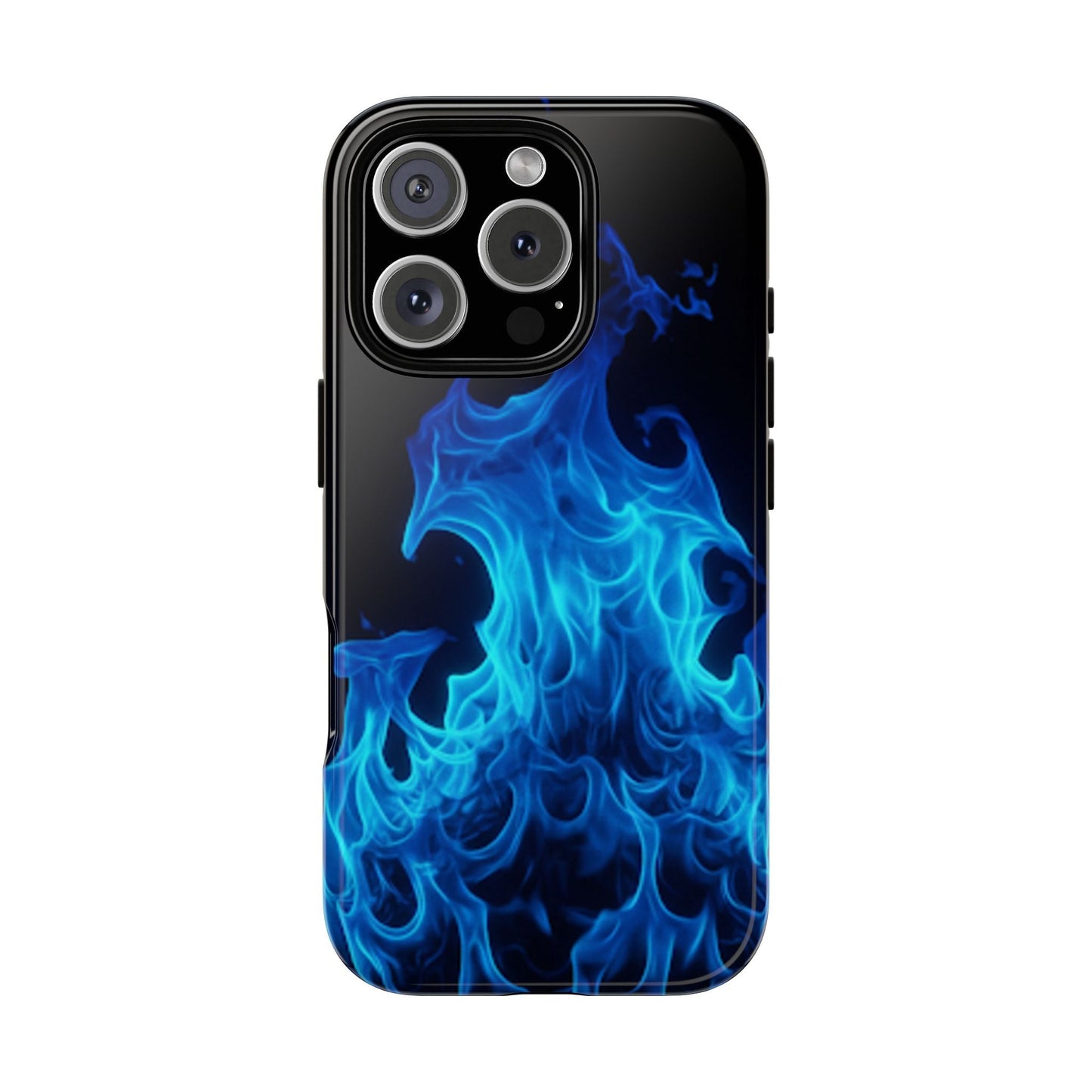 Blue Flames Tough Phone Case