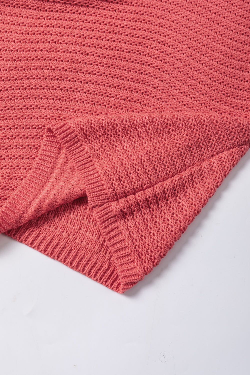 Melina Loose Knit Short Dolman Sleeve Sweater - Aaria Tees Aaria Tees