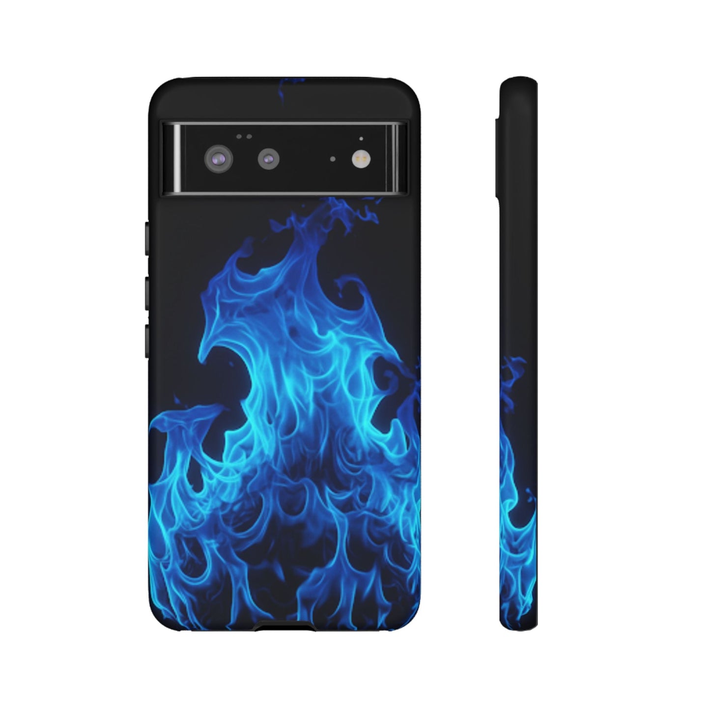 Blue Flames Tough Phone Case