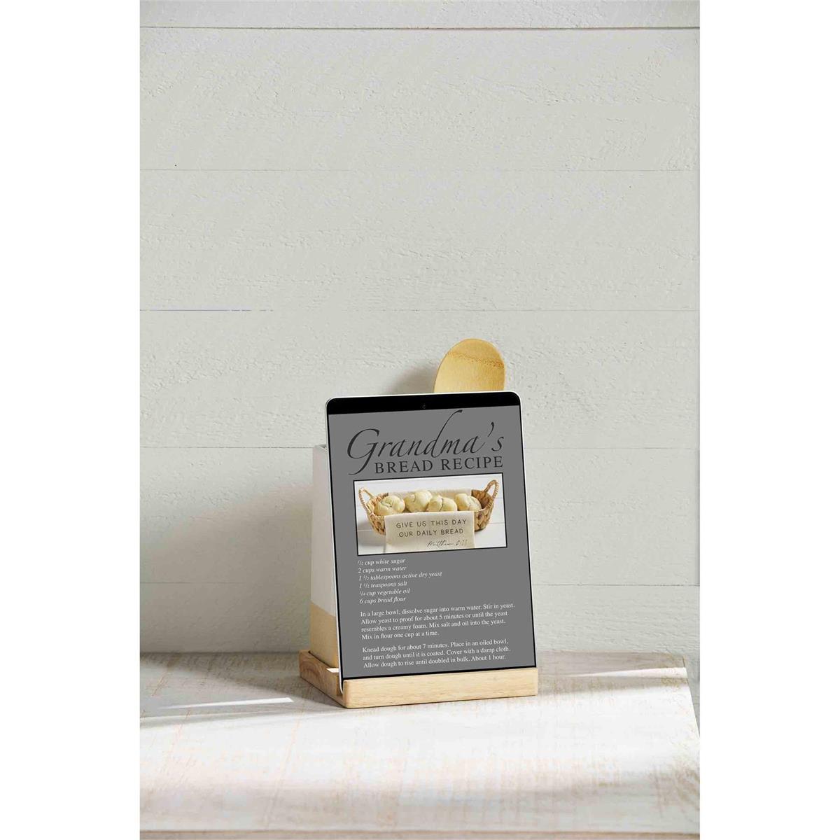 Utensil Cookbook IPad Holder