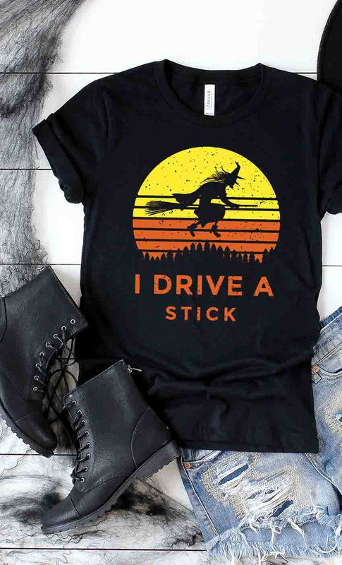 Witch Halloween PLUS Graphic Tee T-Shirt