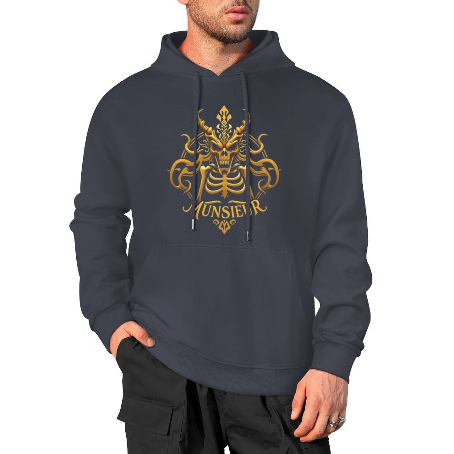 Munsieur Streetwear Collection Skull Hoodie