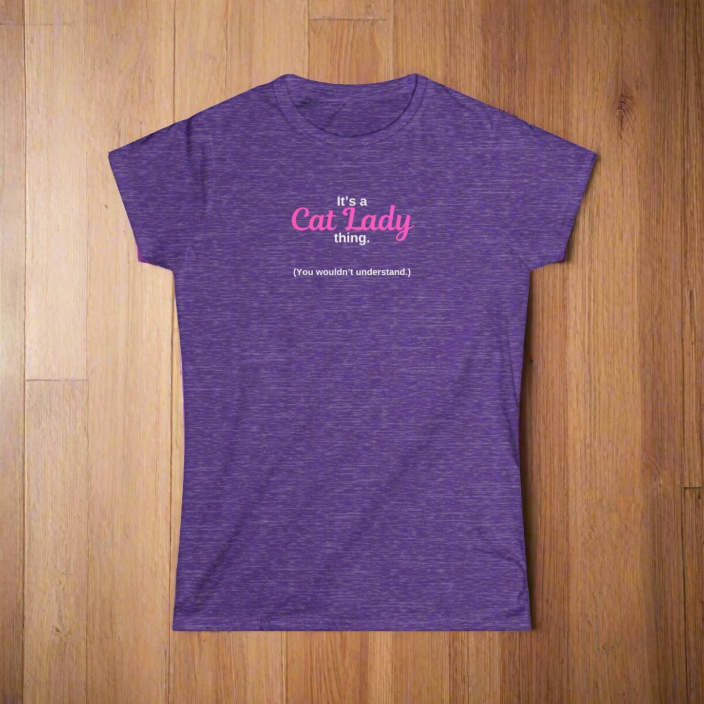 Cat Lady Thing Women's Softstyle Tee