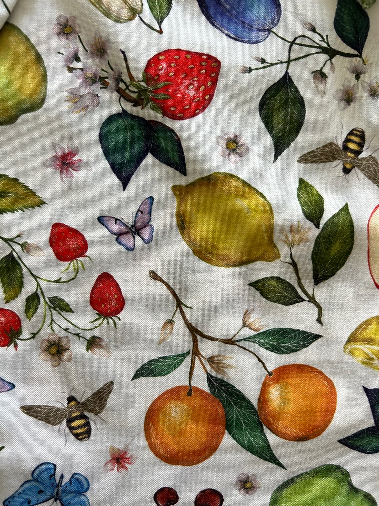 Fruits & Butterflies Bow Top - Plus Sizes only