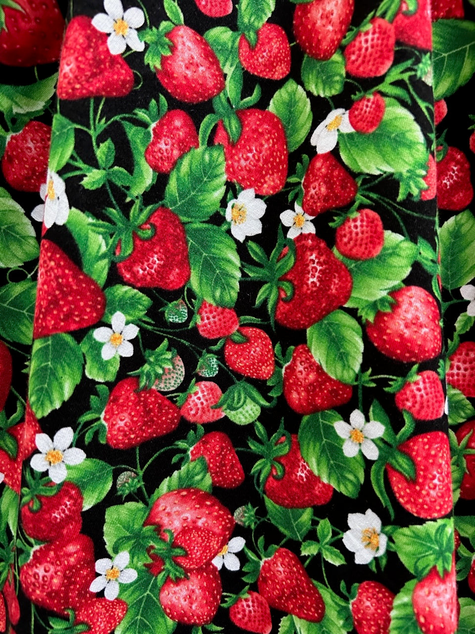 Strawberries Midi Dress - XS only, 1 left!