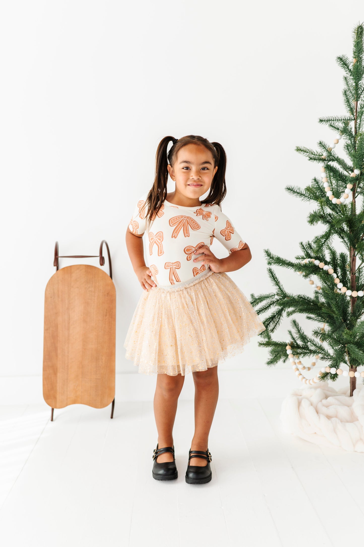 Gold Shimmer | MESH Skort